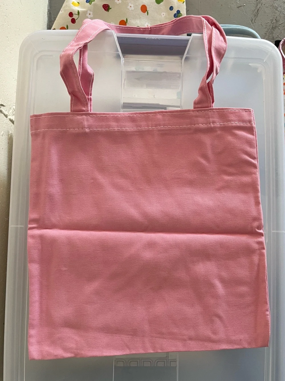 Kate Spade Pink Canvas Logo Tote